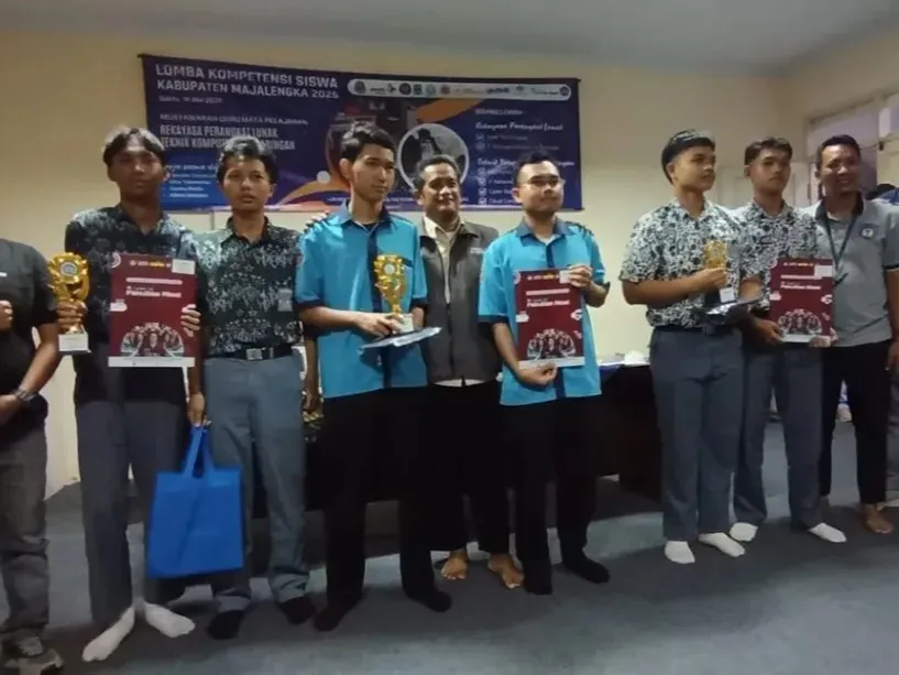 TKJ SMKN 1 Majalengka Juara 2 LKS Tingkat Kabupaten 2026 Bidang Cyber Security