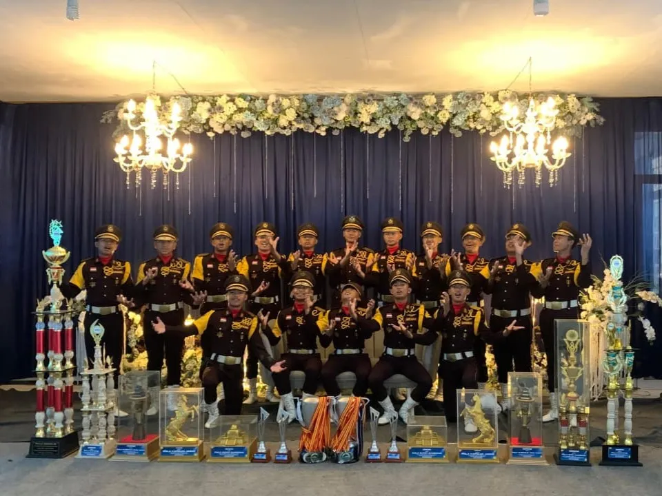 Tim Paskibra SMKN 1 Majalengka di Ajang Piala Kapolda Jawa Barat