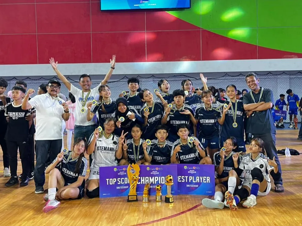 Tim Futsal Putri SMKN 1 Majalengka Raih Juara 1 Super Cup Pelajar 2026